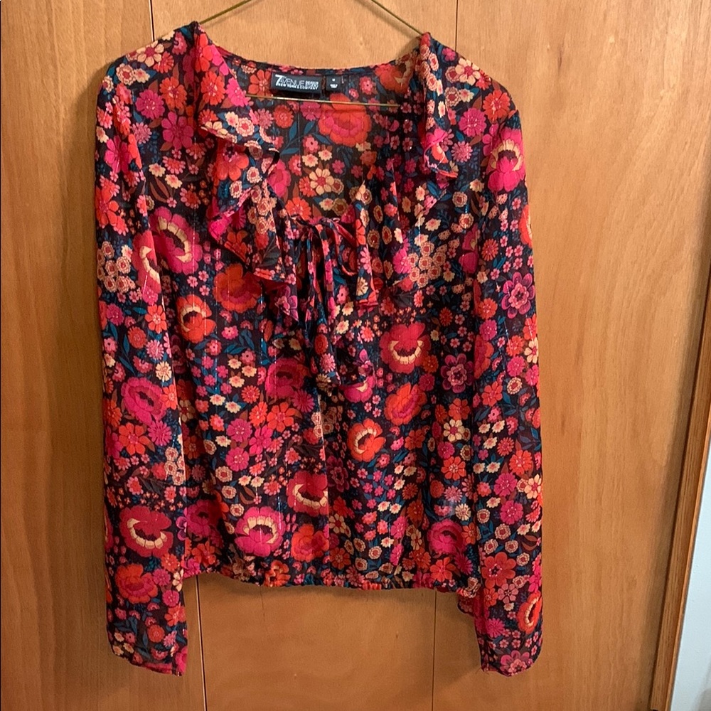New York & Company Ruffle Blouse